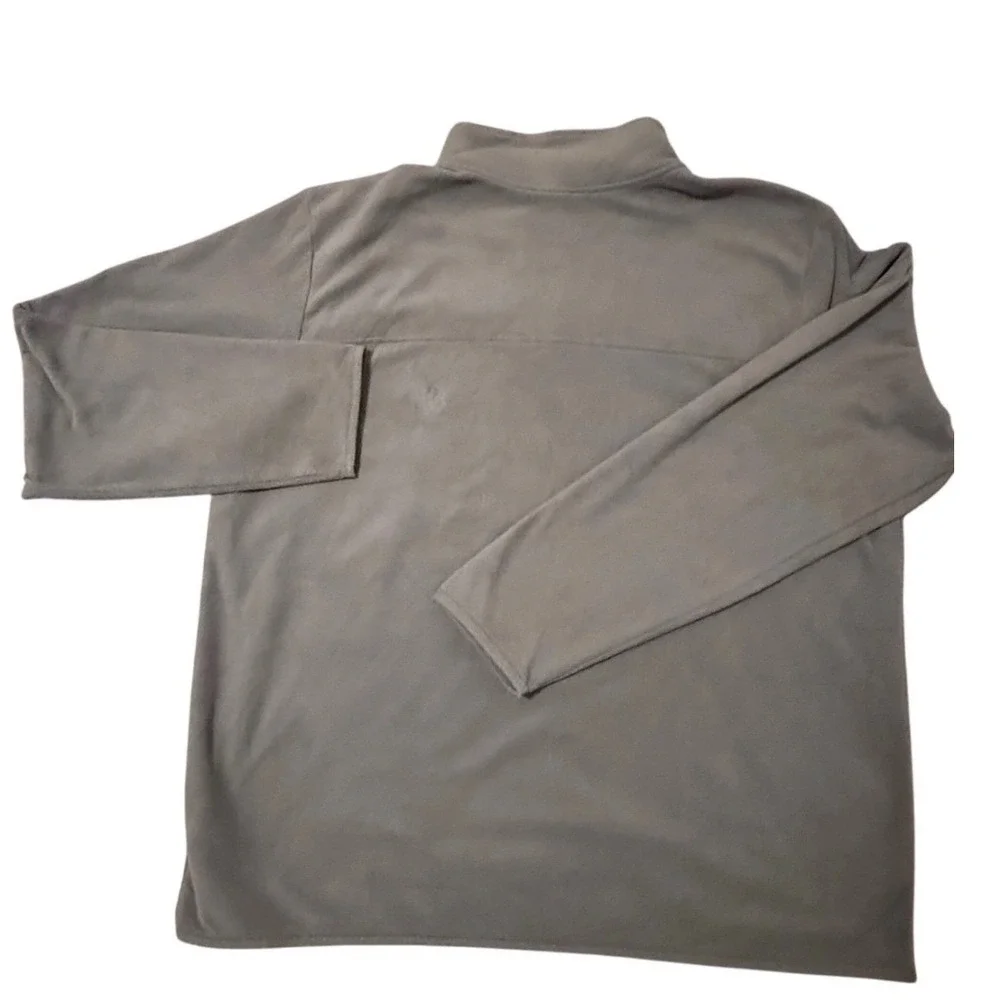 The North Face Mens‎ 2XL Gray Fleece 1/4 Zip Pullover Sweatshirt